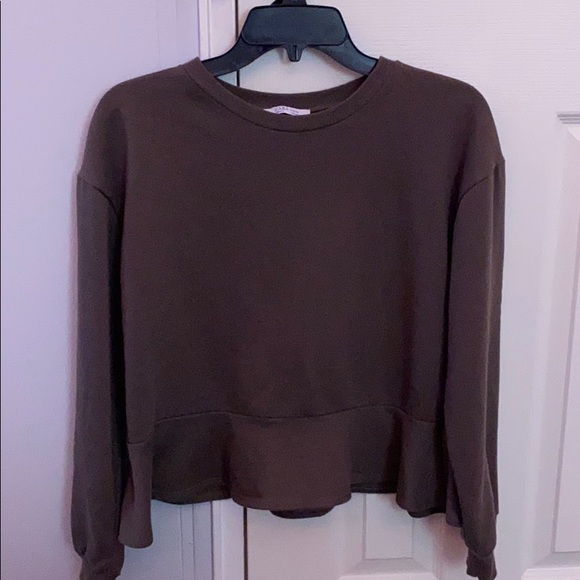 Zara Purple Sweatshirt/Shirt - Picture 1 of 3